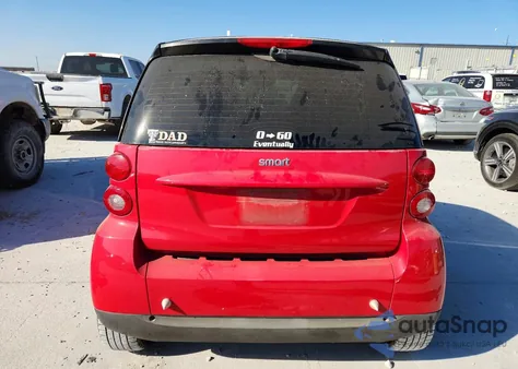 2009 Smart Cars Fortwo z USA, uszkodzony, nr VIN NULL